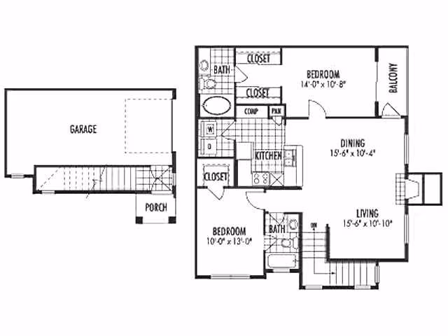 Unit 1224 1224 floor plan